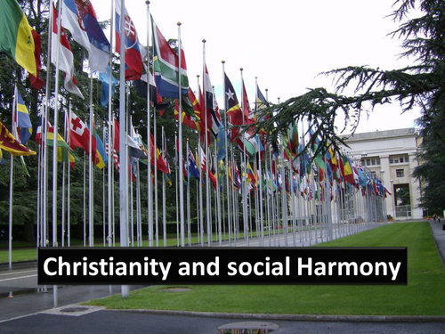 Christianity and social harmony