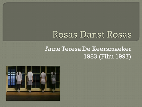 Rosas Danst Rosas introduction