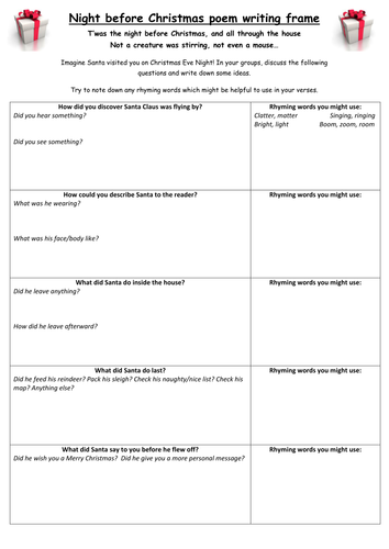 The night before essay planner free download 02 image
