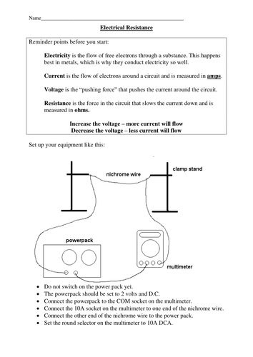 How to measure the resistance of a wire image