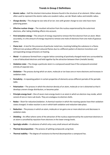 AS Group 2 definitions