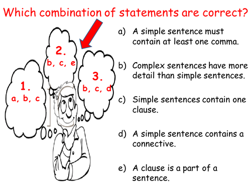 Types of Sentences Literacy Starter - Number 3