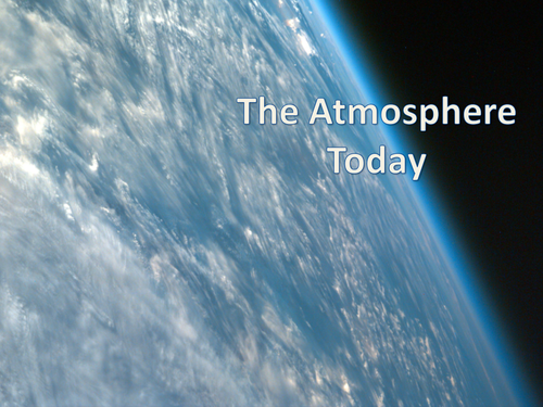 C1.4 - The Atmosphere Today