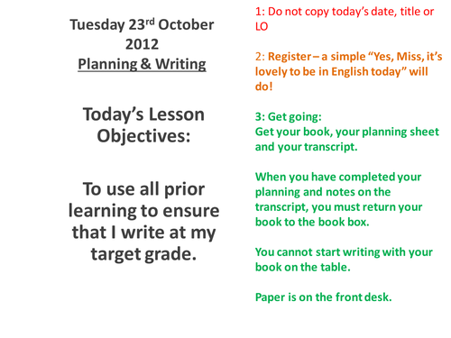 Spoken Language Study Lesson 13 Controlled Assessm