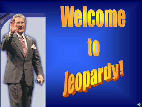 Fun Activity - Jeopardy English