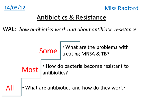 16.2 & 16.3 Antibiotics & Antibiotic resistance