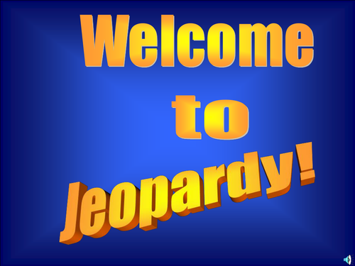 Jeopordy Writing Types and Styles