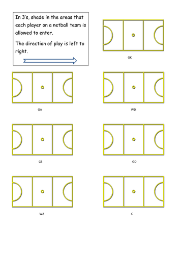 Netball Roles and Positions Starter