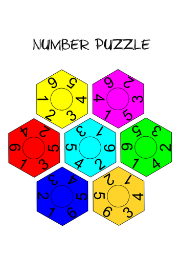 number puzzle | Teaching Resources