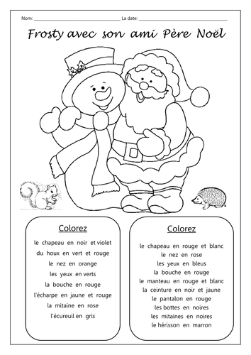 Frosty avec son ami Père Noël