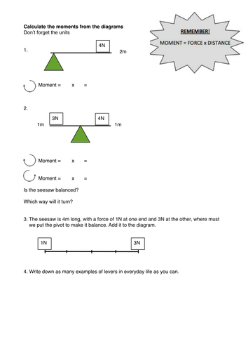 Quick Moments Starter/Plenary