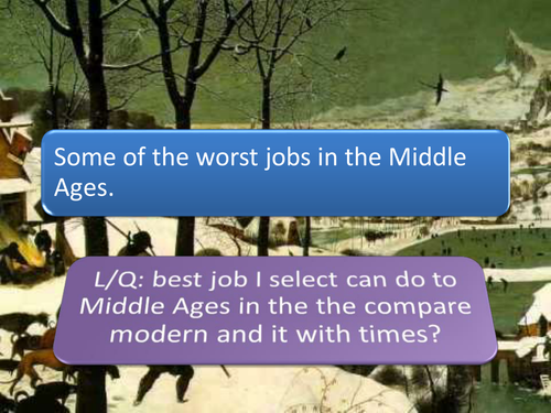 MIDDLE AGES GROSS JOBS