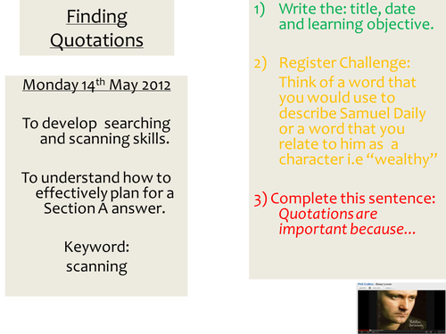 Woman In Black Revision of the text