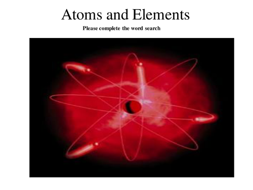 Atoms and elements ppt
