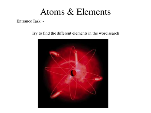Atoms/elements/periodic table ppt
