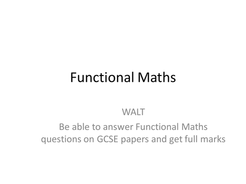 Practise for exam questions using written communic