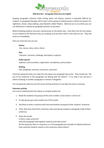 Cohesion and coherence pdf picture