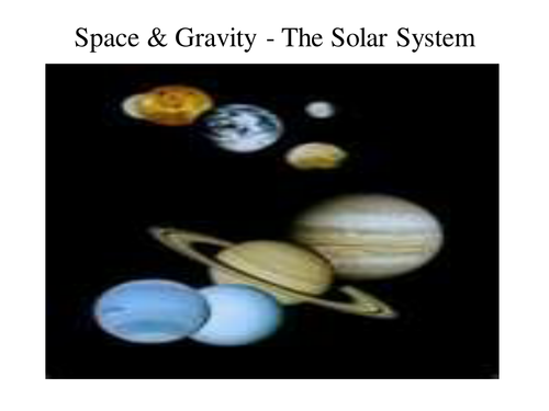Solar system lesson 1