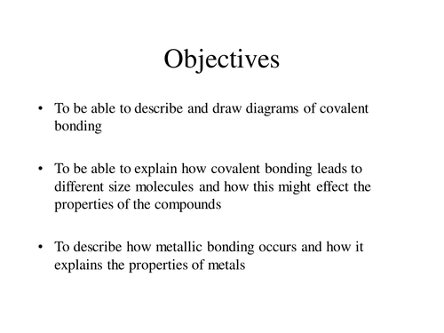 Metallic bonding and giant structures