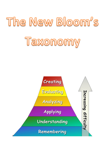 New Bloom's Taxonomy