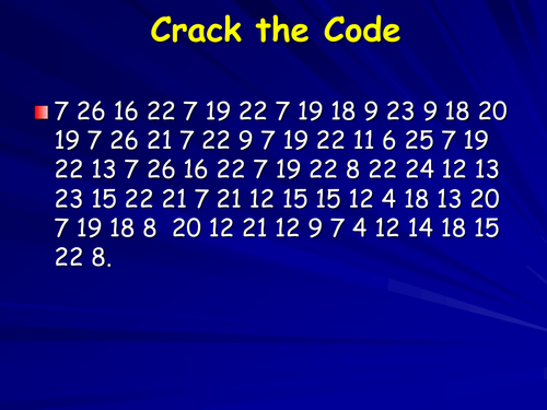 crack the code