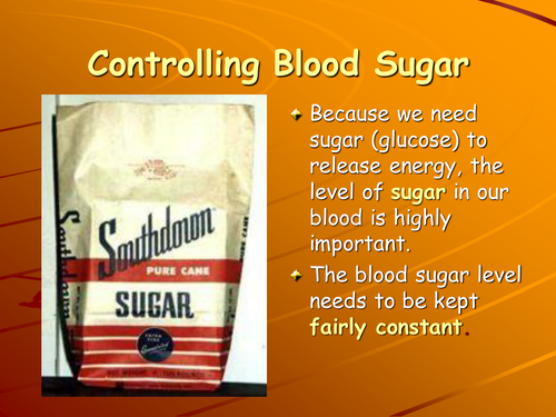 Controlling blood sugar