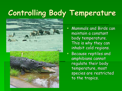 Controlling body temperature