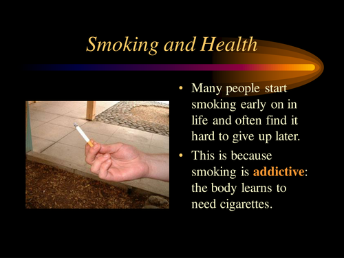 Smoking And Health Ppt Teaching Resources 5772