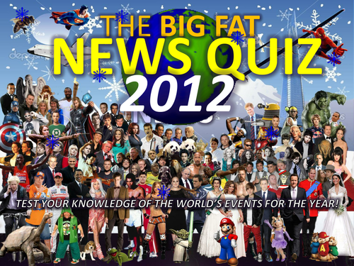 The Big Fat News Quiz Of The Year 2012
