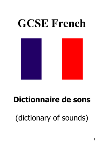 French sound dictionary