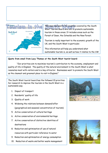 Tourism in the South West of England
