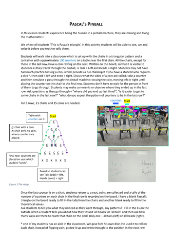 Pascal's pinball - updated