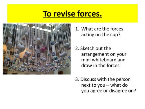 Forces on objects and forces in motion