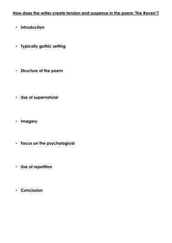 YR9 Reading Fiction SOW - Gothic Horror