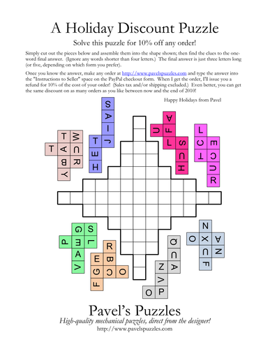 Christmas Holiday Puzzles