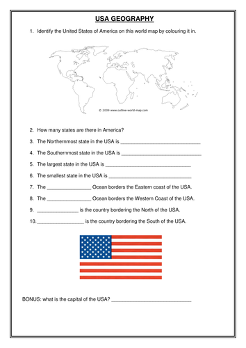 USA quiz/test