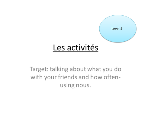 activities. | Teaching Resources