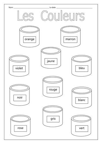 Les Couleurs - paintpots