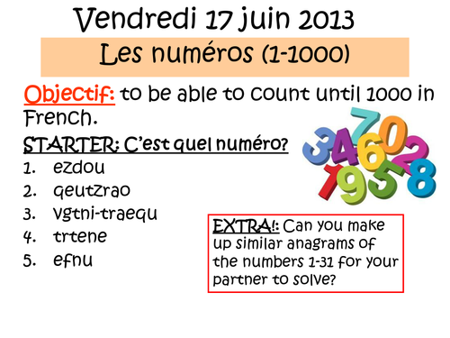 french numbers 1 1000