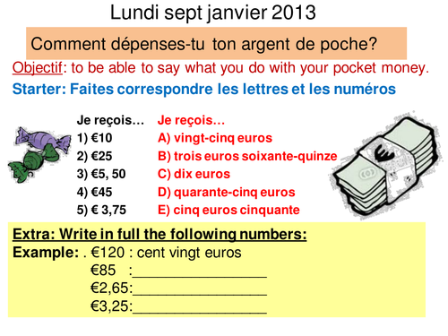 Comment depenses-tu ton argent de poche?