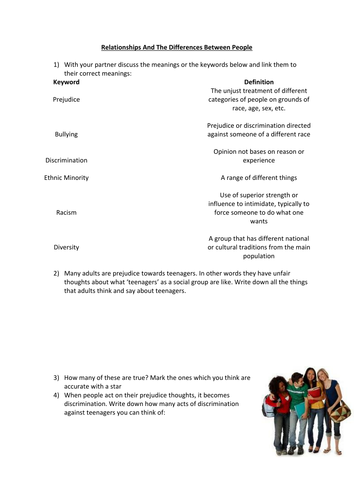 Relationships And Differences Between People