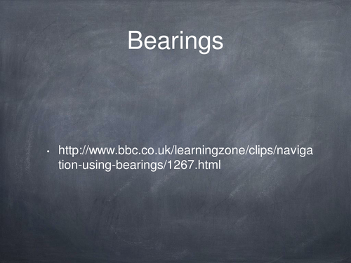 Bearings calculating & measuring