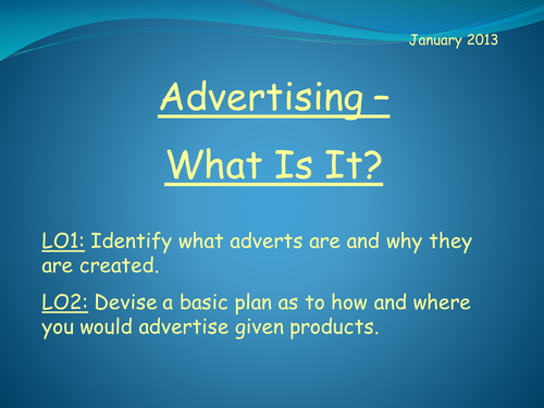 Advertising - What Is It?