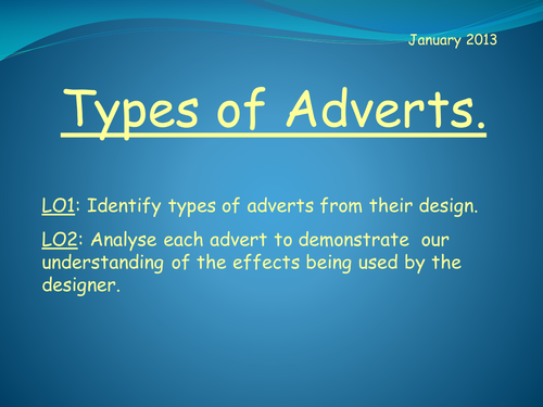 Types of Adverts