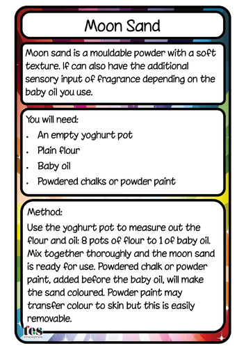 Six Super Sensory Suggestions