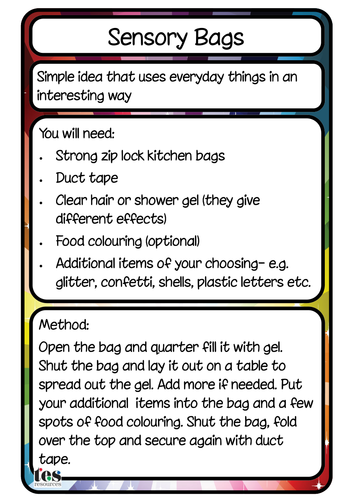 More Super Sensory Suggestions