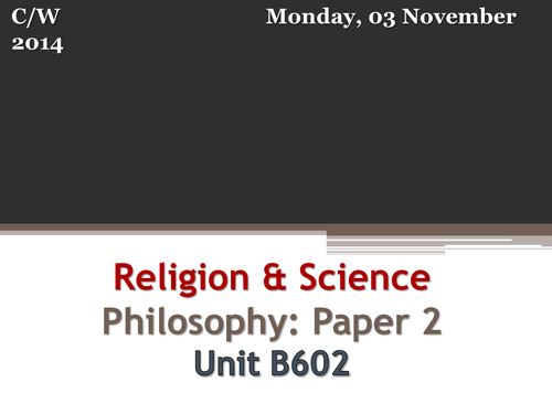Religion & Science