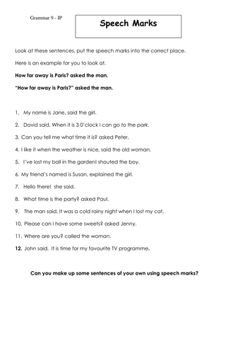 practice reported sheet speech Indirect  Resources Direct  matthewgreg Teaching by Speech and