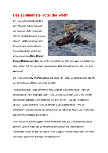 Die Schlimmsten Hotels in Europa