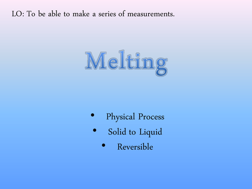 Materials -Changes - KS2 KENT SCHEME OF WORK